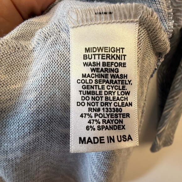 Before + Again Midweight Butterknit Sweater Tunic USA Made Women’s Size XS - Picture 6 of 6